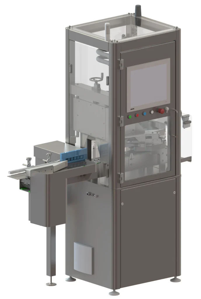 maszyna do wizyjnej kontroli jakości opakowań i butelek dla farmacji